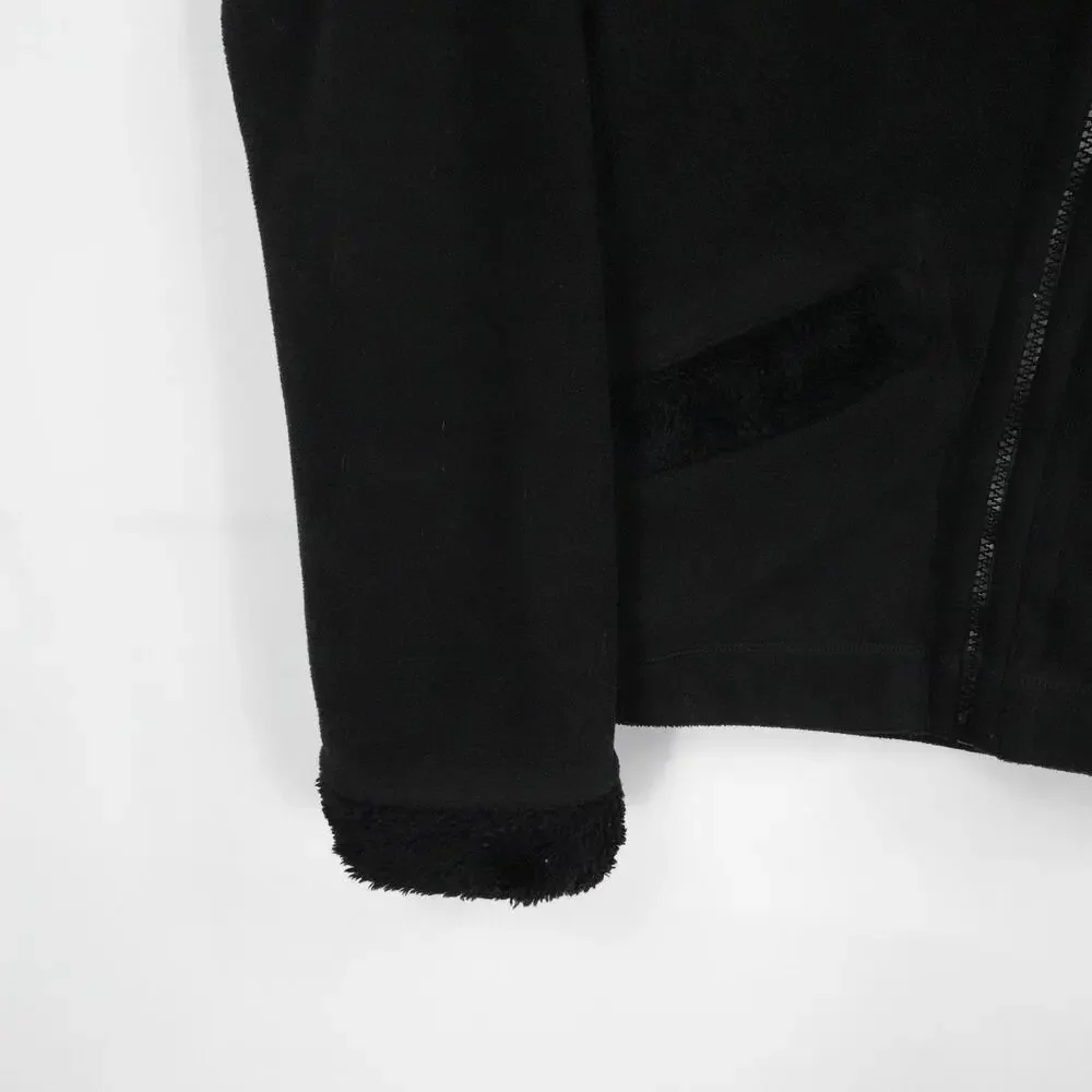 Patagonia Jacket Womens XS Black Full Zip Fleece Reversible Sherpa Pile Outdoors - Picture 6 of 16